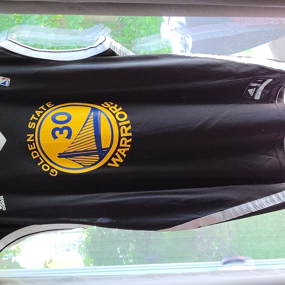 Adidas Steph Curry Golden State Warriors NBA Basketball Jersey